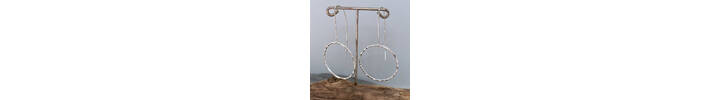 Silver threader earrings 2
