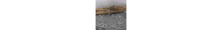 Handmade silver chain necklace 4