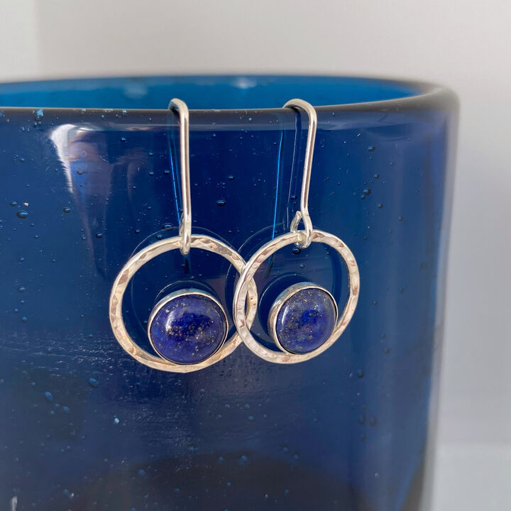 Lapis lazuli earrings 4