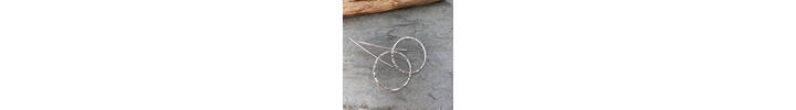 Silver threader earrings 4