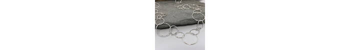 Handmade silver chain necklace