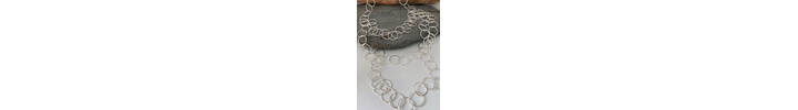 Long multi strand chain necklace 2