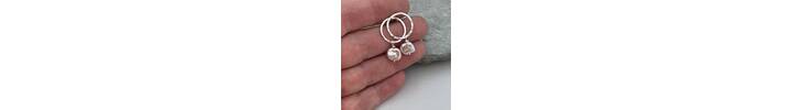 Pink keshi pearl earrings 2