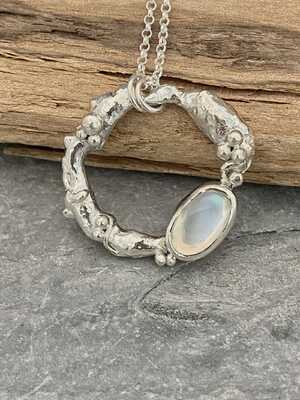 This is a picture of a Moonstone pendant