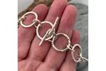 Chunky silver chain bracelet 4