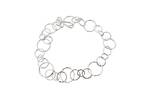 Delicate silver chain bracelet