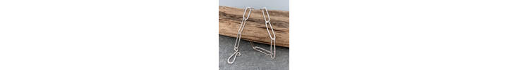 Paperclip chain bracelet