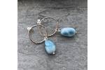 Larimar earrings