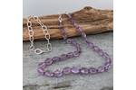 Lilac amethyst necklace 2