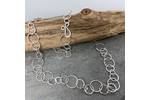 Hammered chain necklace