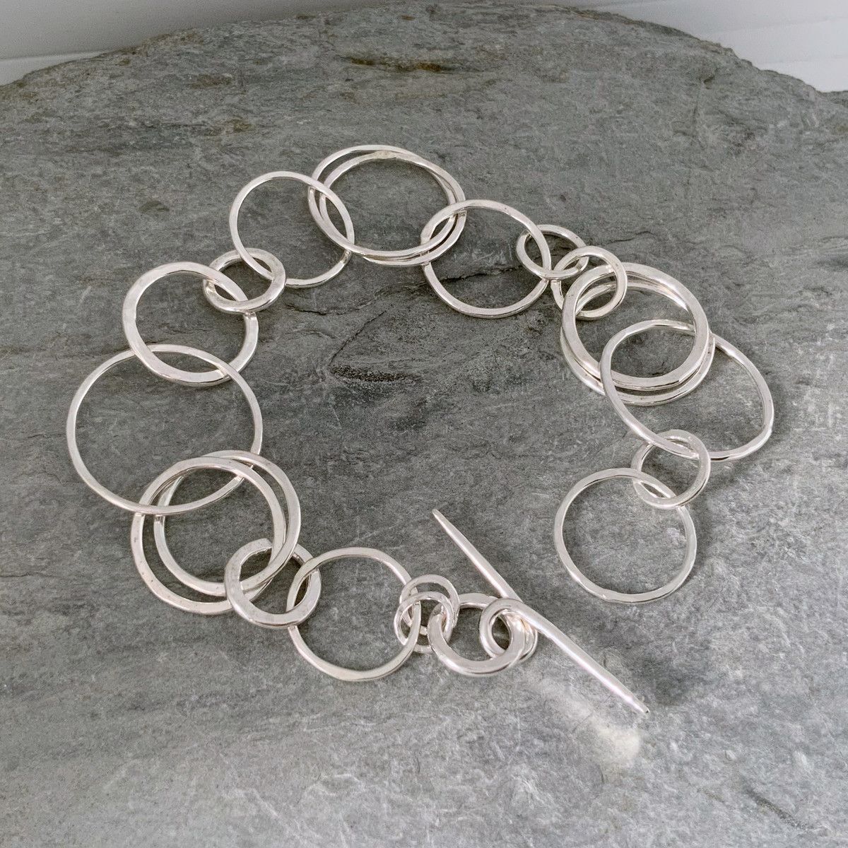 Handmade silver chain bracelet