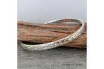 Silver and Sapphire bangle 4