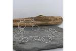 Handmade round links chain necklace