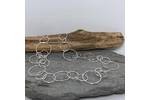 Handmade round links chain necklace 