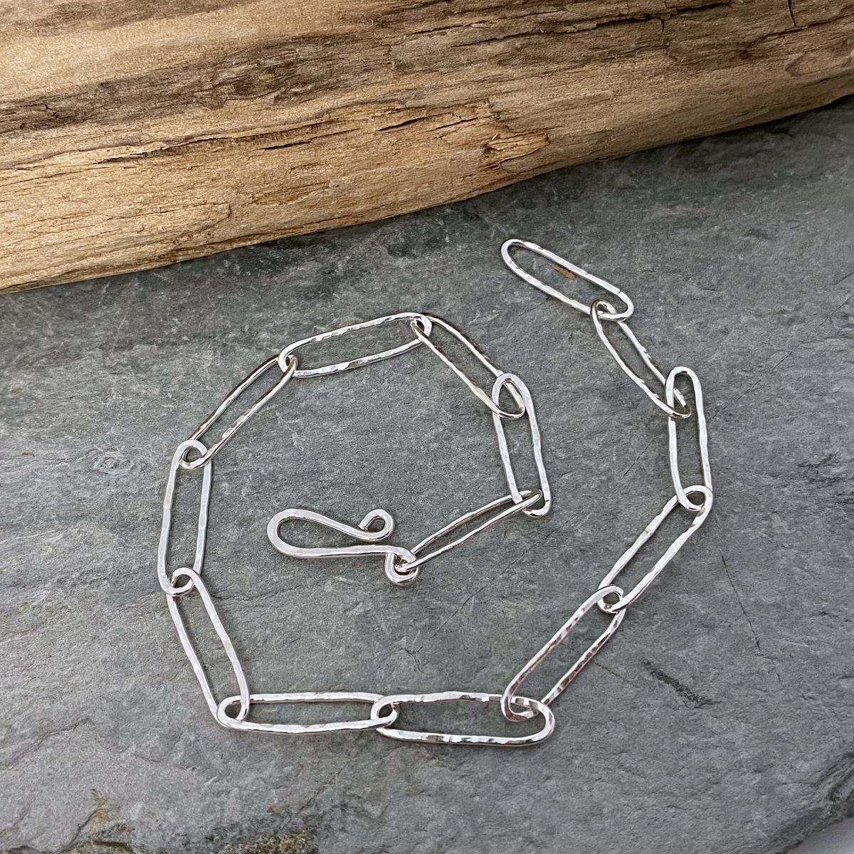 Paperclip chain bracelet 2