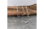 Paper clip chain necklace 