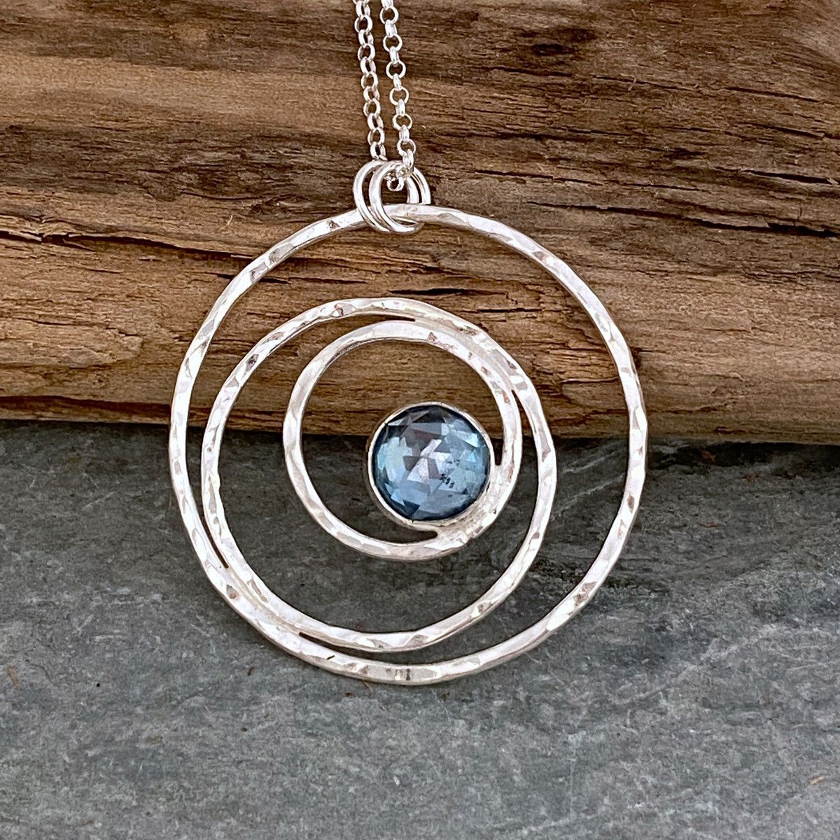 Silver Topaz necklace