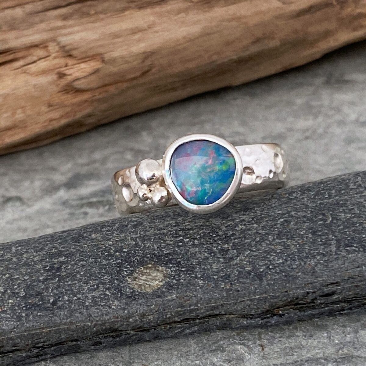 Bubbles Opal ring 2
