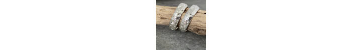 Silver ring band 3