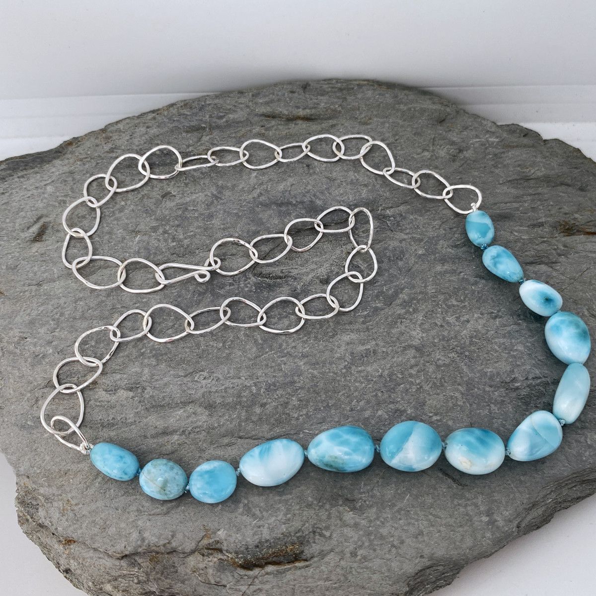 Larimar necklace 2