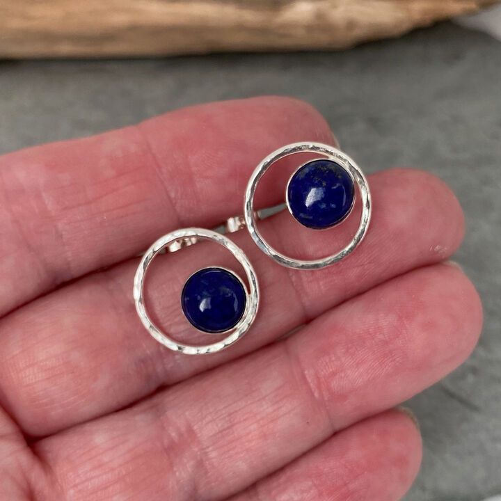 Lapis lazuli earrings 3