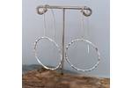 Silver threader earrings 2