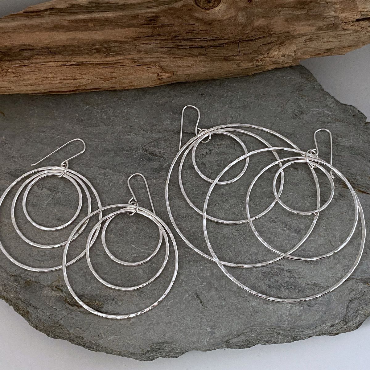 Dangle hoop earrings 3