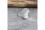 Round topped silver ring 2