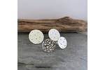 Round silver studs 6