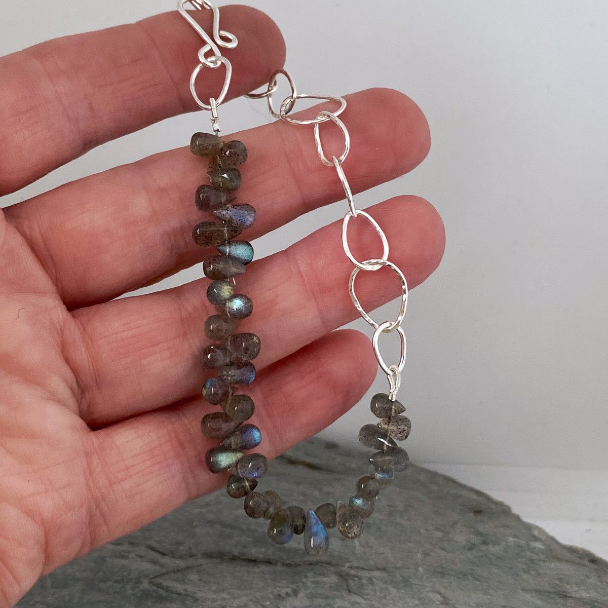 Labradorite bracelet 4