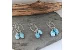 Larimar earrings