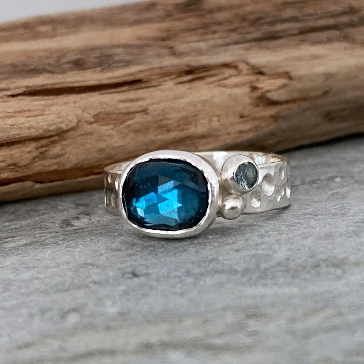 Blue Topaz ring 2