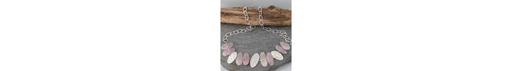 Morganite necklace