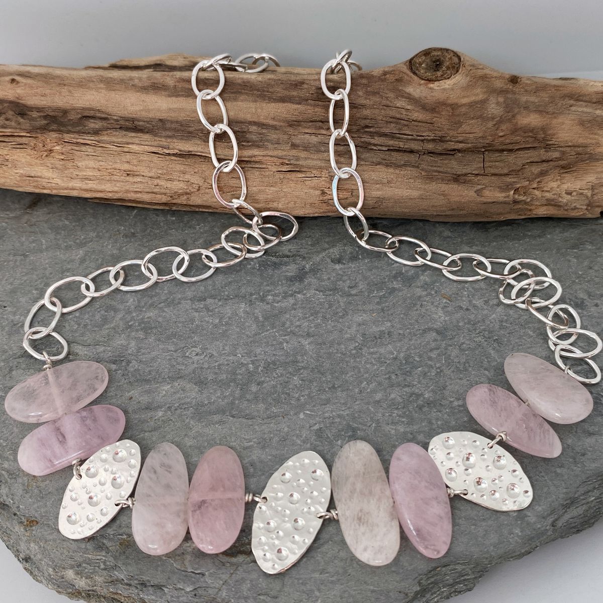 Morganite necklace