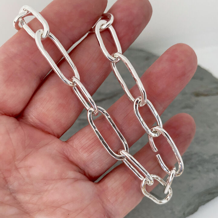 Chunky silver bracelet 3
