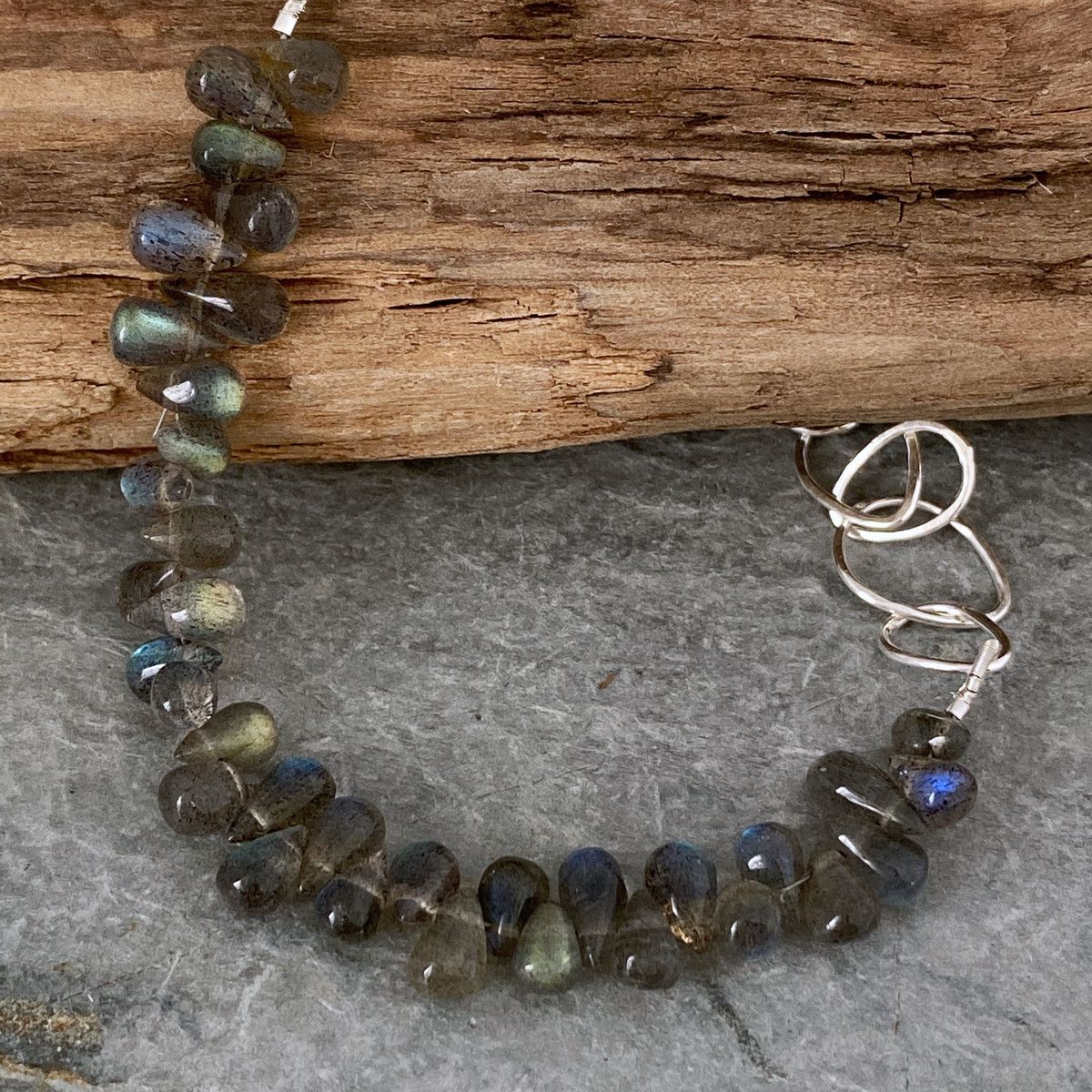 Labradorite bracelet