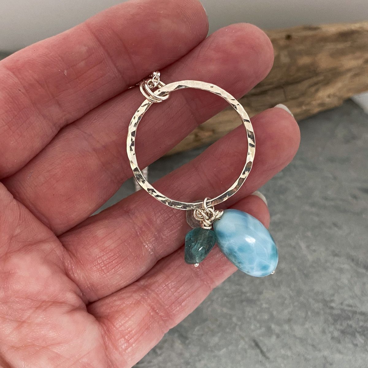 Larimar necklace 4