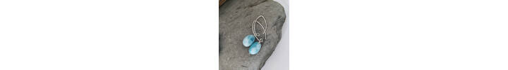 Larimar earrings 3