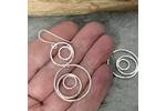 Dangly silver earrings 3