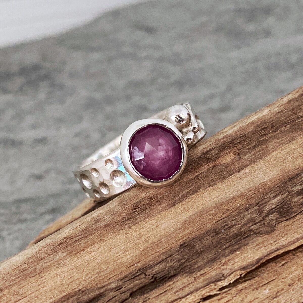 Pink Ruby ring 4