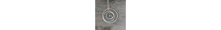Silver Topaz necklace 3
