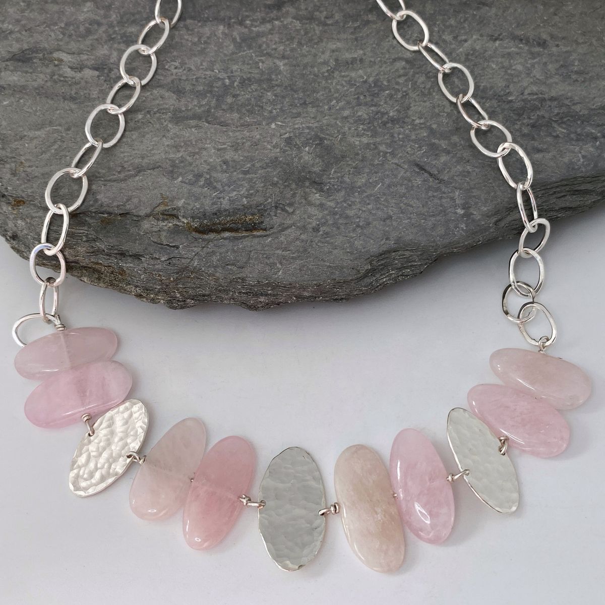 Morganite necklace 4