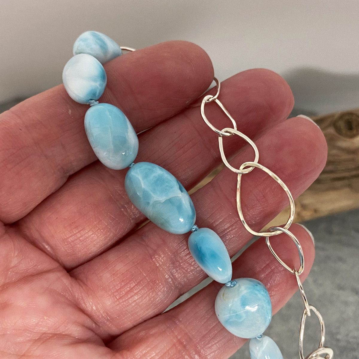 Larimar bracelet 5