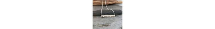 Sliding tube necklace