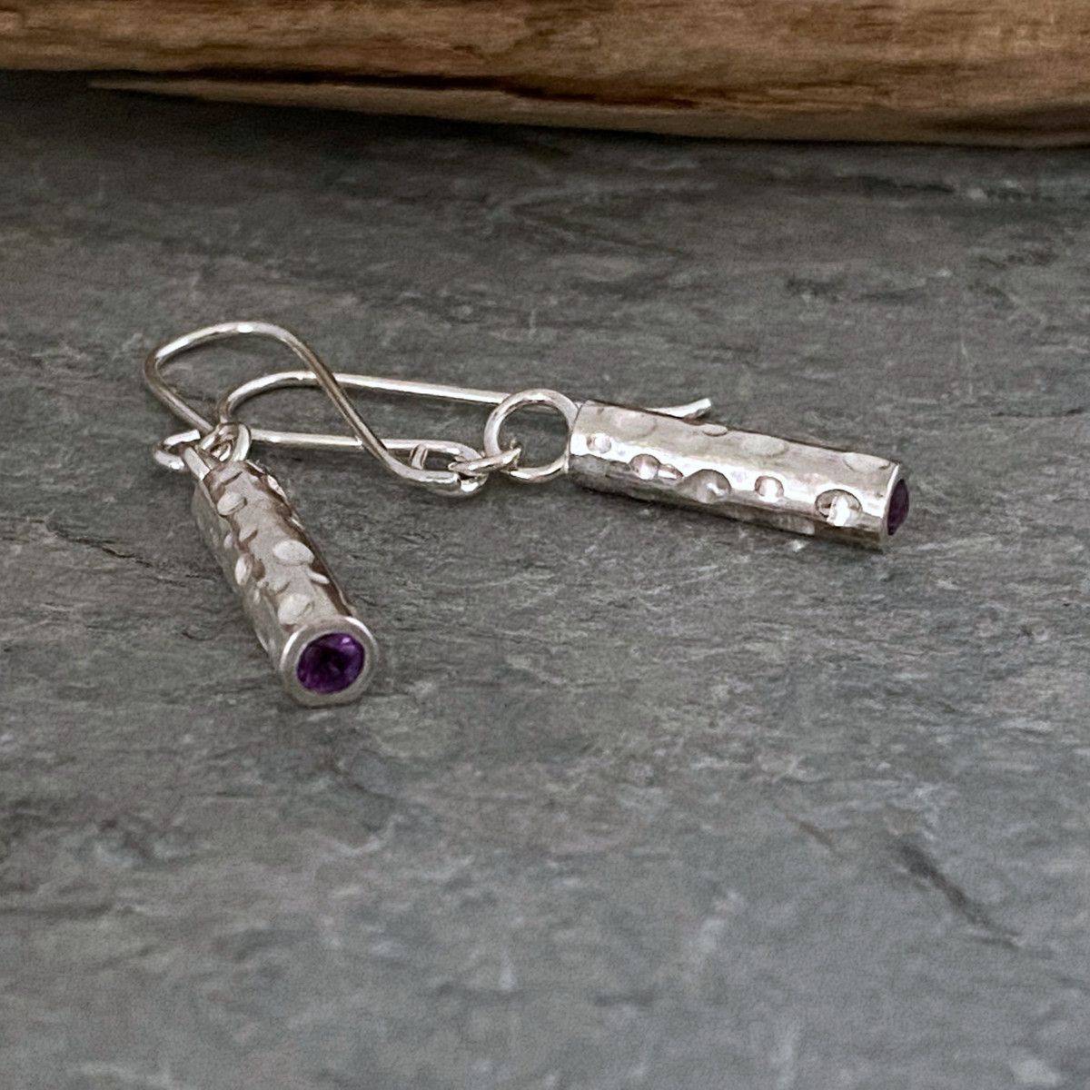 Amethyst earrings