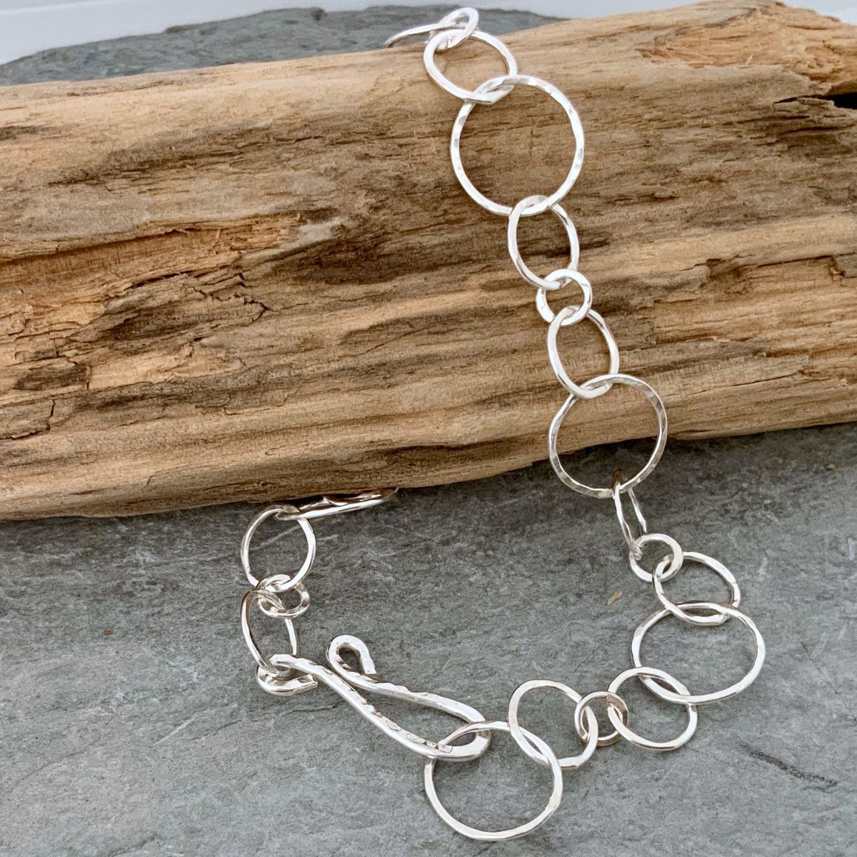 Handmade silver chain bracelet