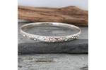 Silver and Sapphire bangle 3