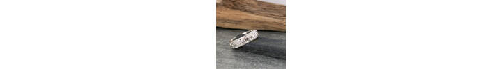 Silver ring band 2