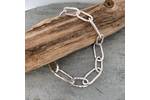Chunky silver bracelet