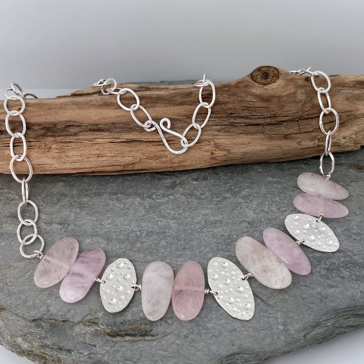 Morganite necklace 2